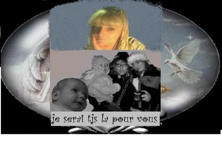 mes enfants et ma petite fille